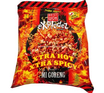 Bestwok MIE GORENG EXTRA HOT pikapaistetut nuudelit erittäin tulinen maku