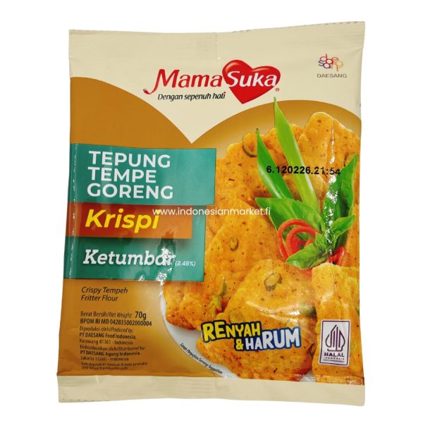 Mamasuka TEPUNG TEMPE GORENG KRISPI Rapea tempe fritti jauho 70 g